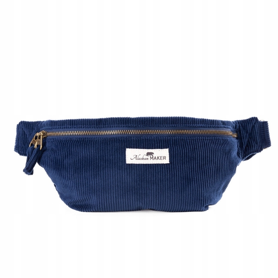 Manšestrová crossbody ledvinka Willow Alaskan Maker Blue Navy
