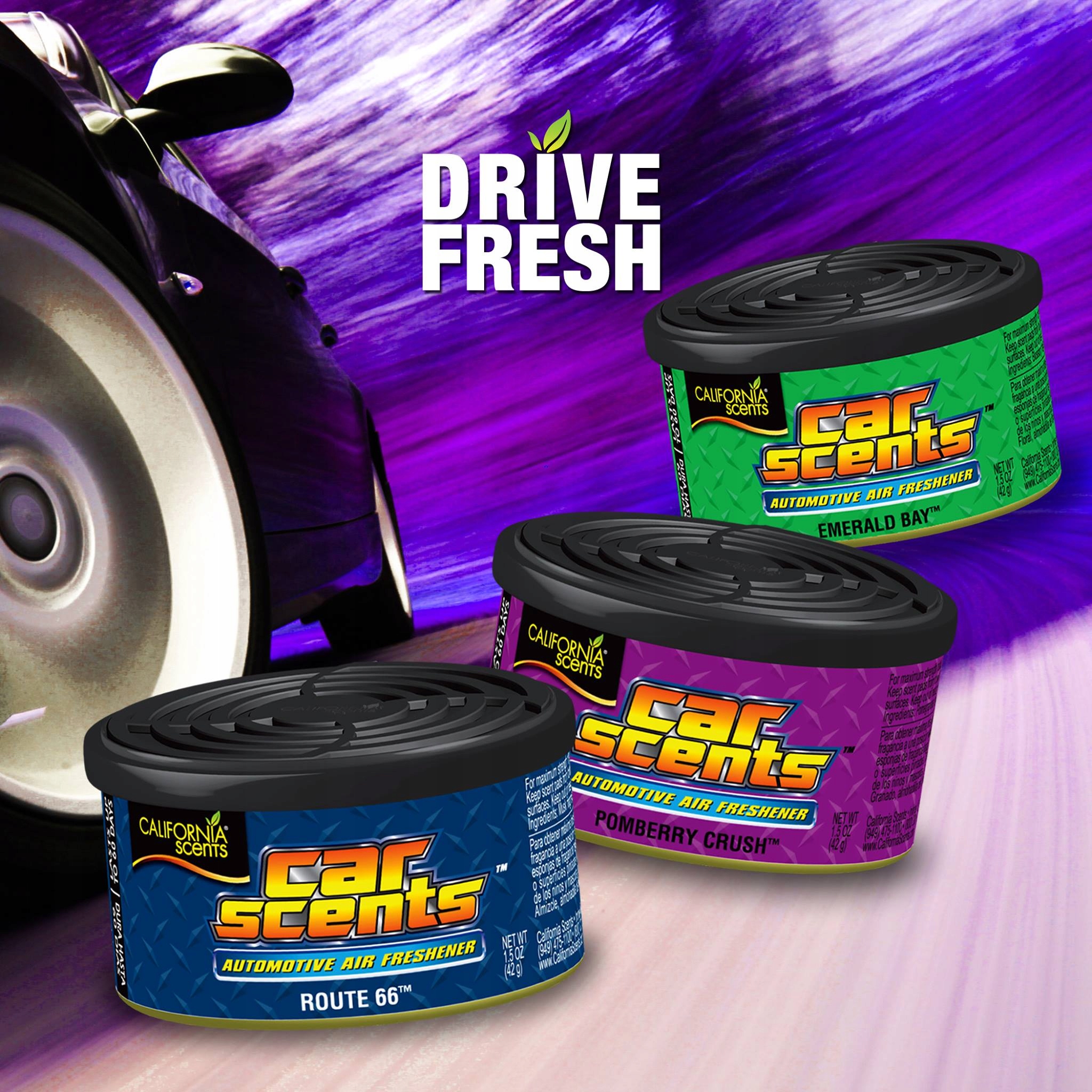 Zapach CALIFORNIA SCENTS CAR Concord Cranberry Producent California Scents