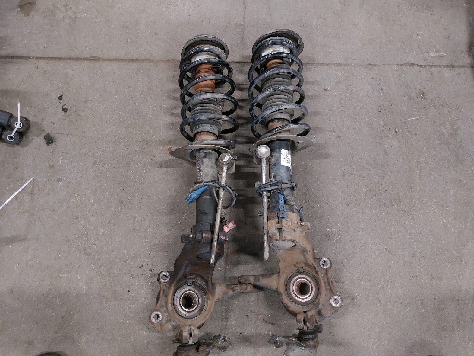shock absorber spring swing left front + right front PEUGEOT 207 and