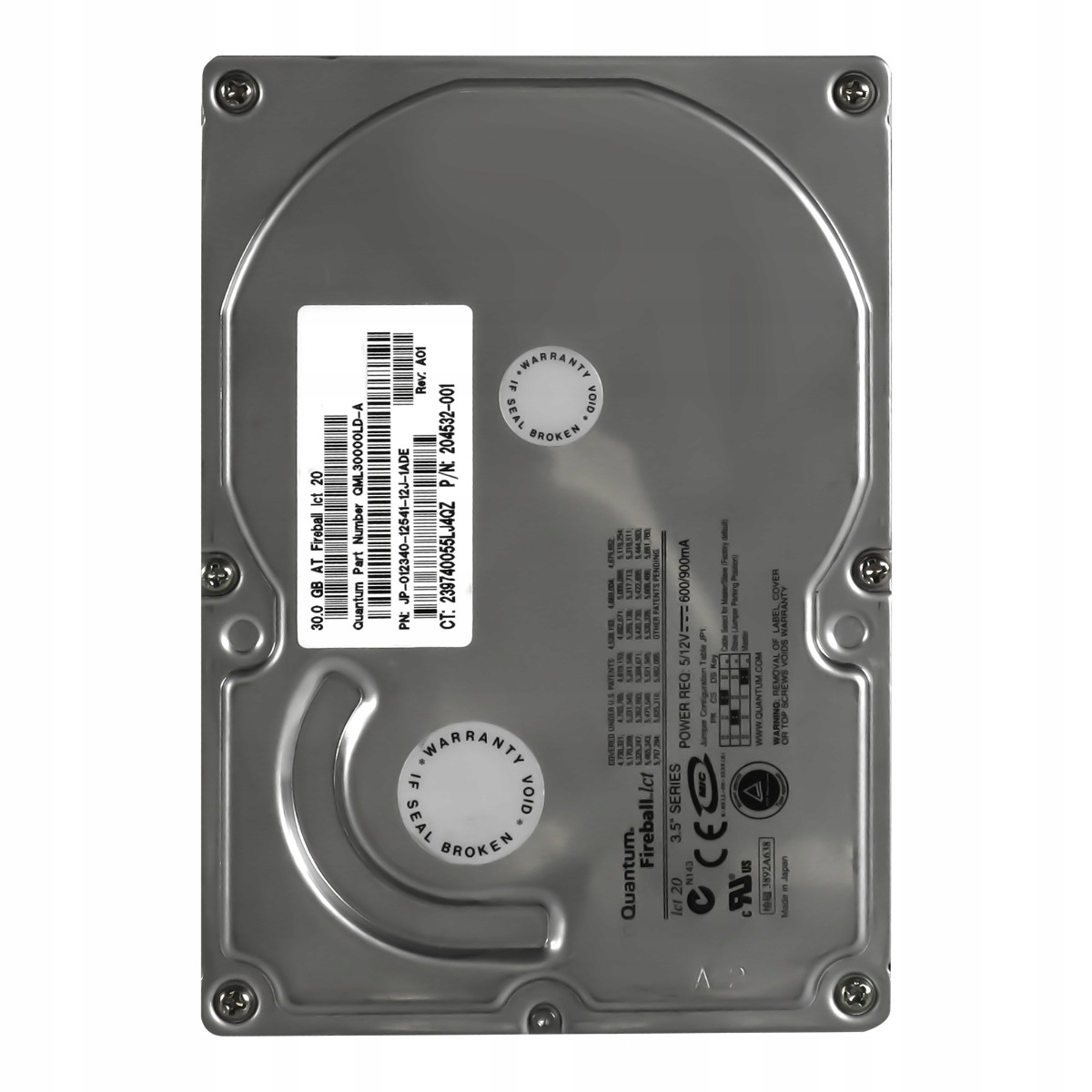 Hp 204532-001 30GB 4.5K Ata 3.5'' QML30000LD-A