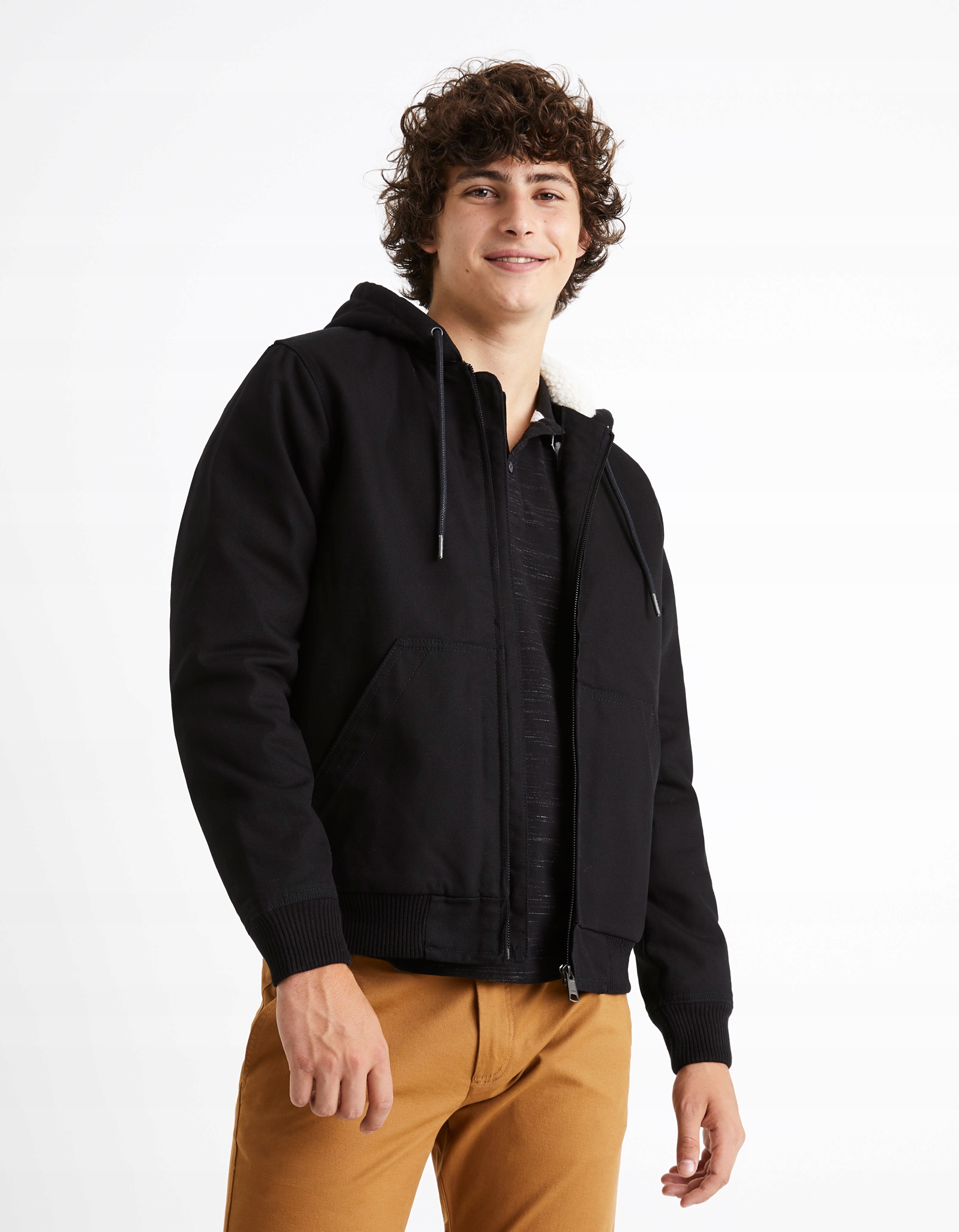 Celio Bunda na zip Cuhoodie