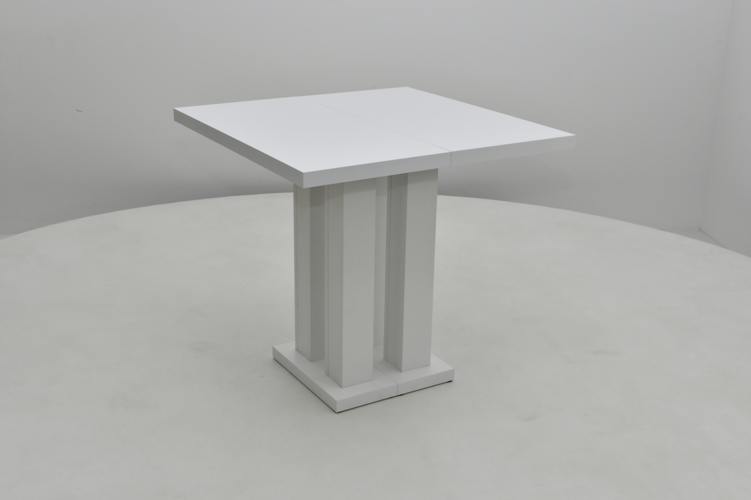 stół Igor, biały stół, rozkładane stoły 80x80-200 Kolekcja KWADRATOWE STOŁY