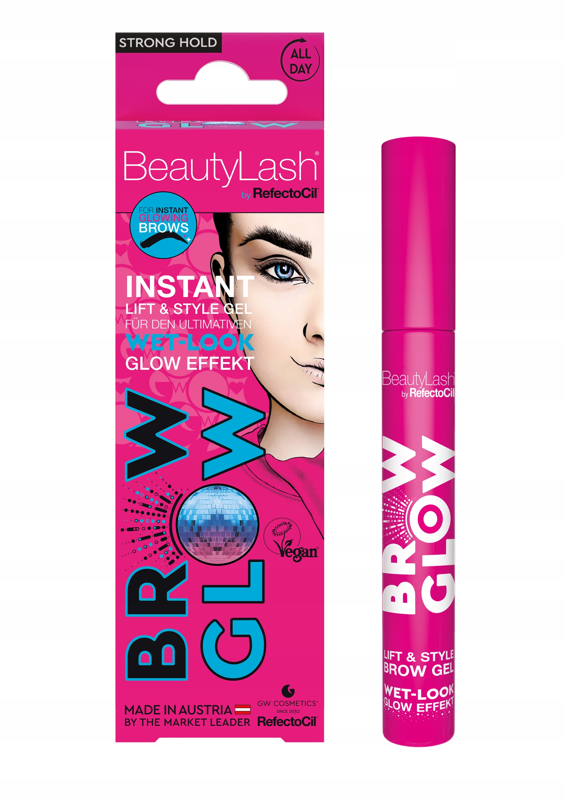 Gel gel na obočí RefectoCil Efekt laminace obočí Lesk Wet Look