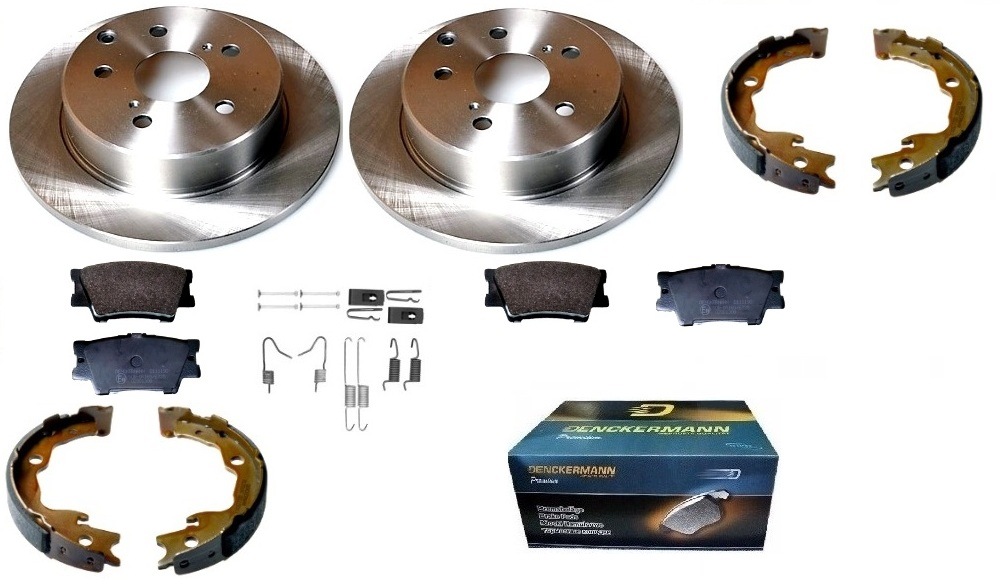 kotouče pro destičky čelistí Toyota Rav 4 III 2005- IV 2012- Zadní Sada 281 mm x 12 mm