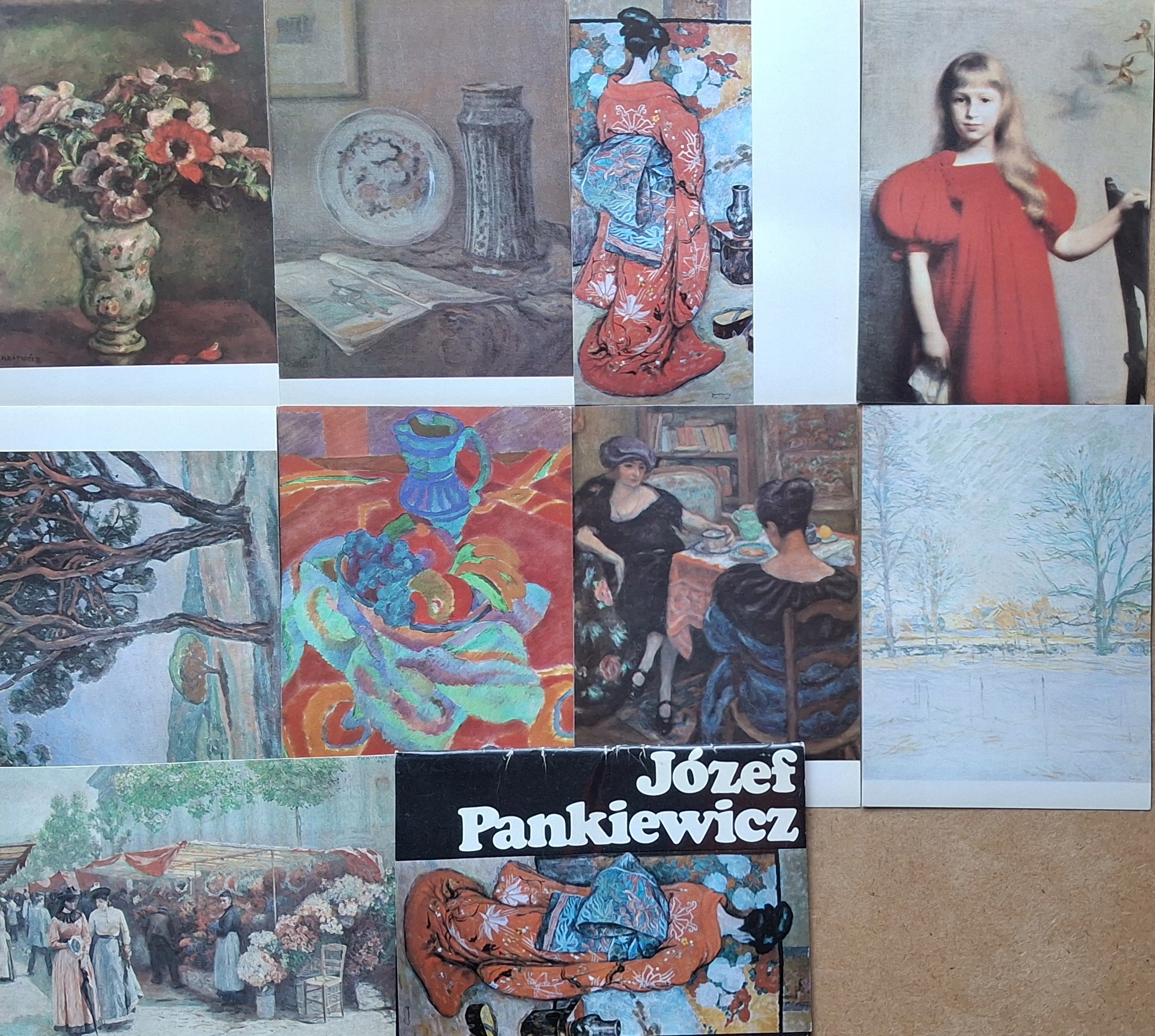 JÓZEF PANKIEWICZ -ZESTAW 9 POCZTÓWEK