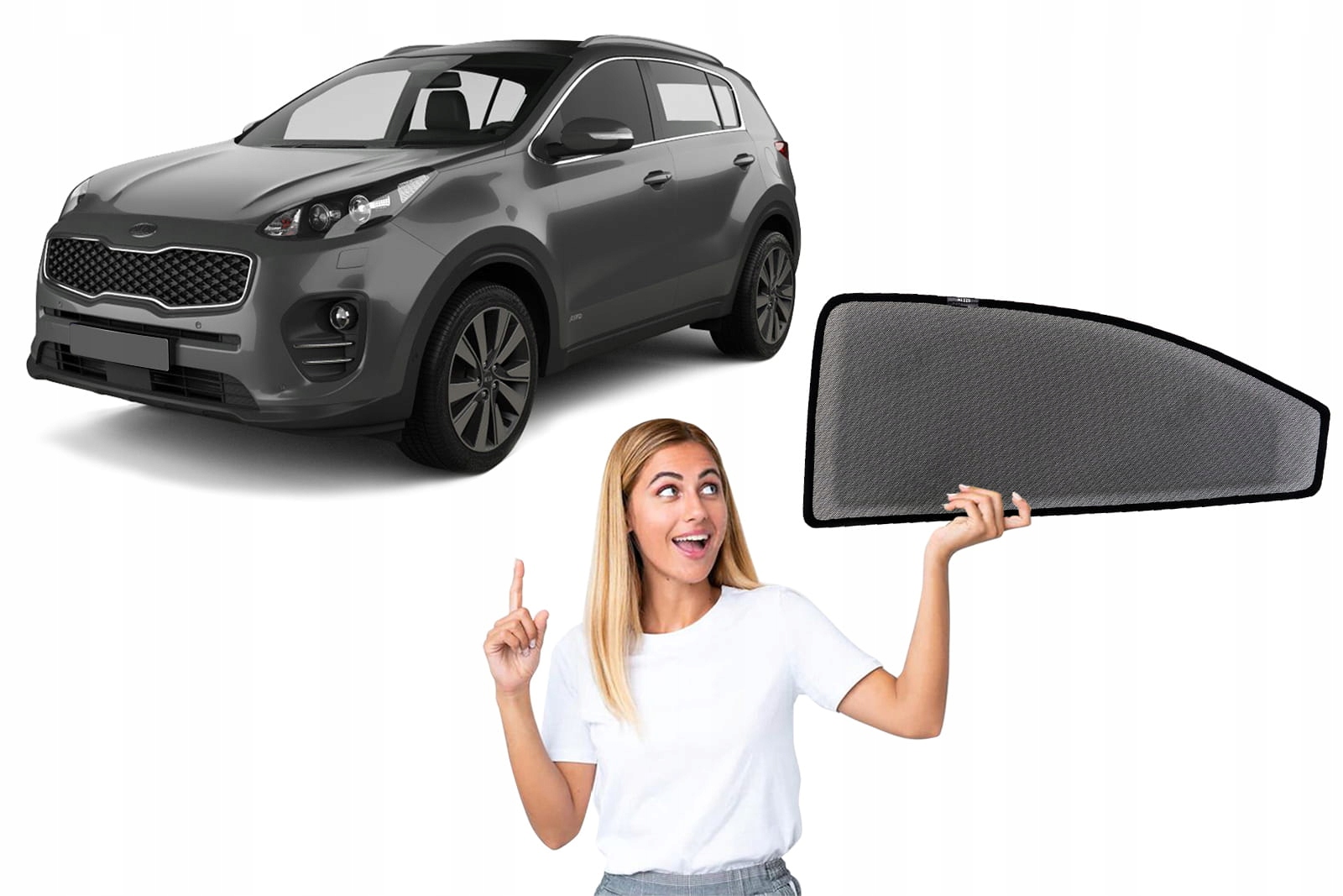 KIA SPORTAGE IV QL 16-21 СОЛНЦЕЗАЩИТНЫЕ ШТОРЫ