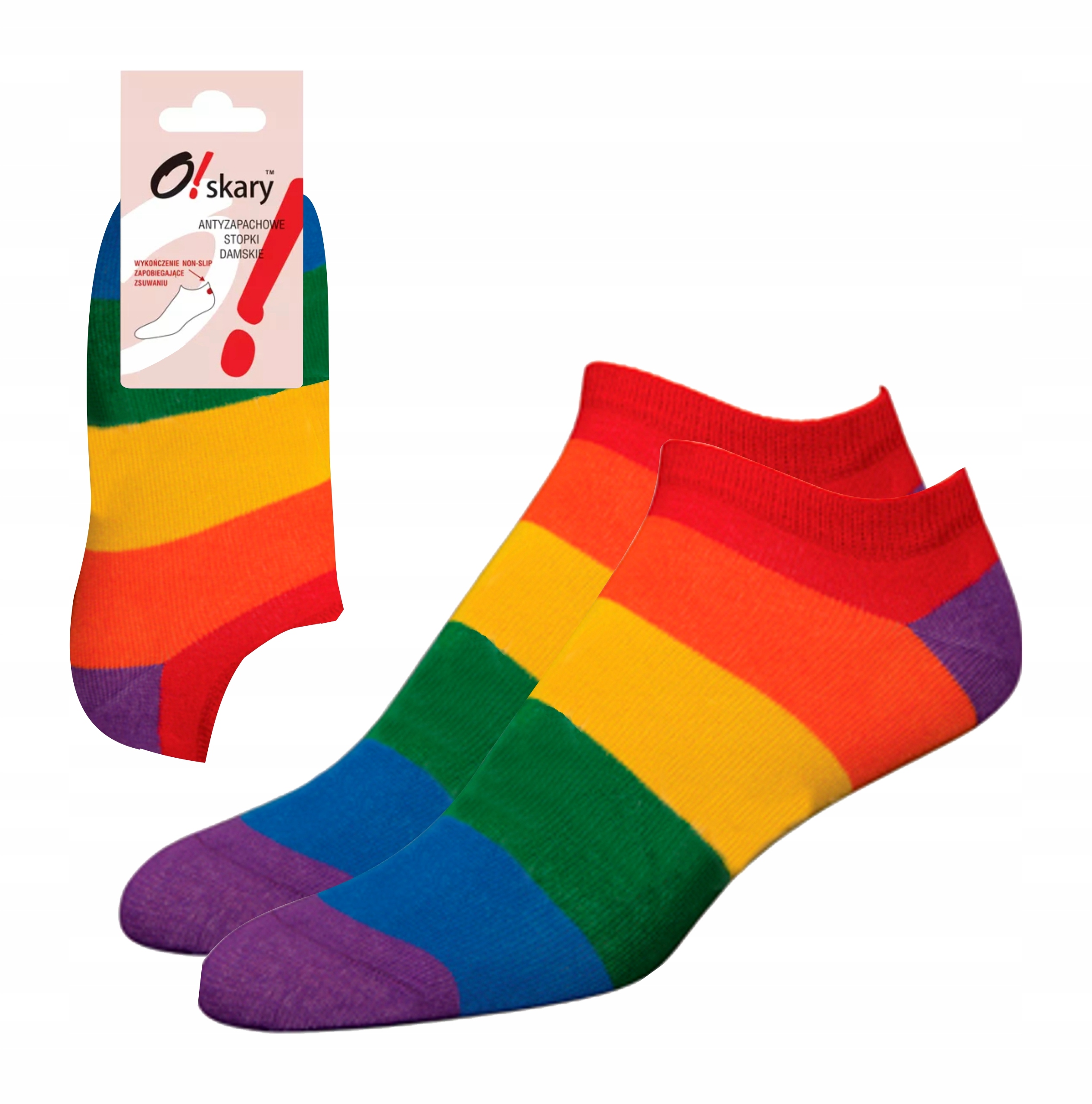 

Stopki Antyzapachowe Bawełniane Tęczowe Lgbt Polsk