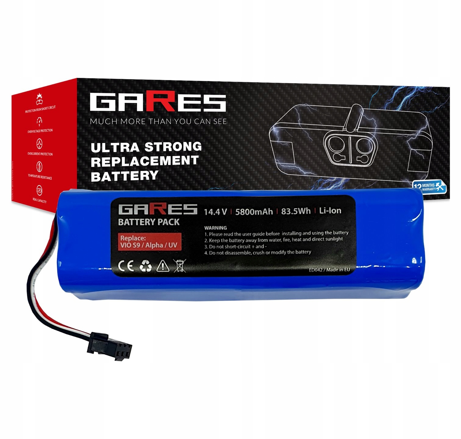 Bateria Akumulator do Roidmi Eve Plus 14,4V 5,8Ah