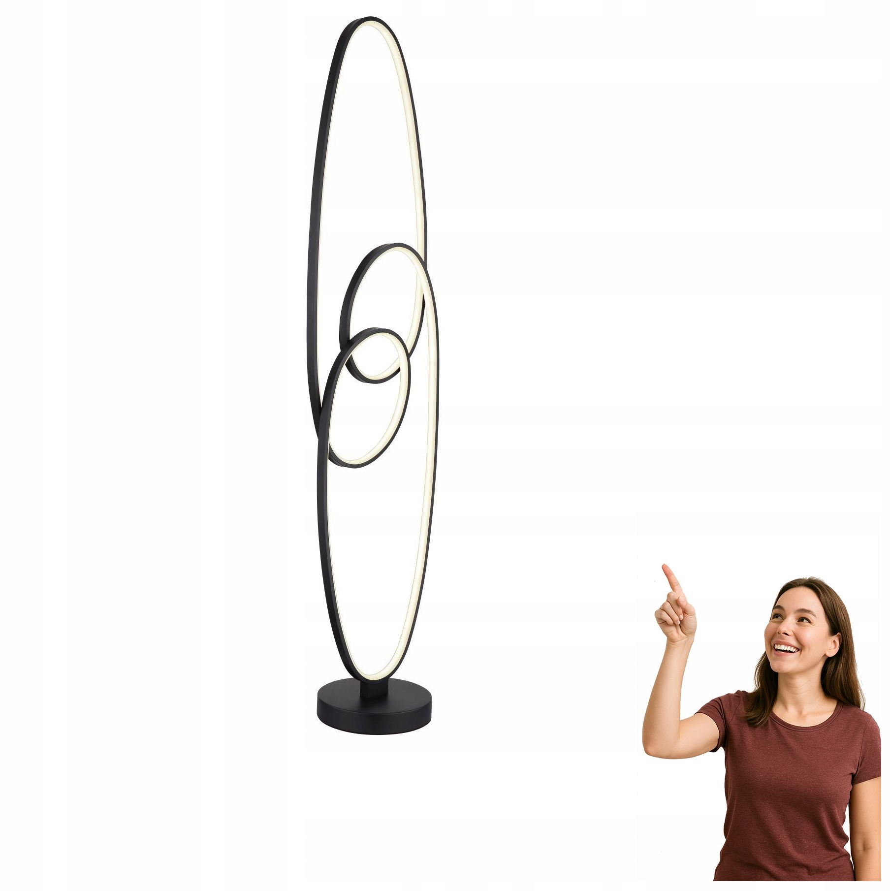 Podlahová Led lampa 39W Spira 67177-36S Globo