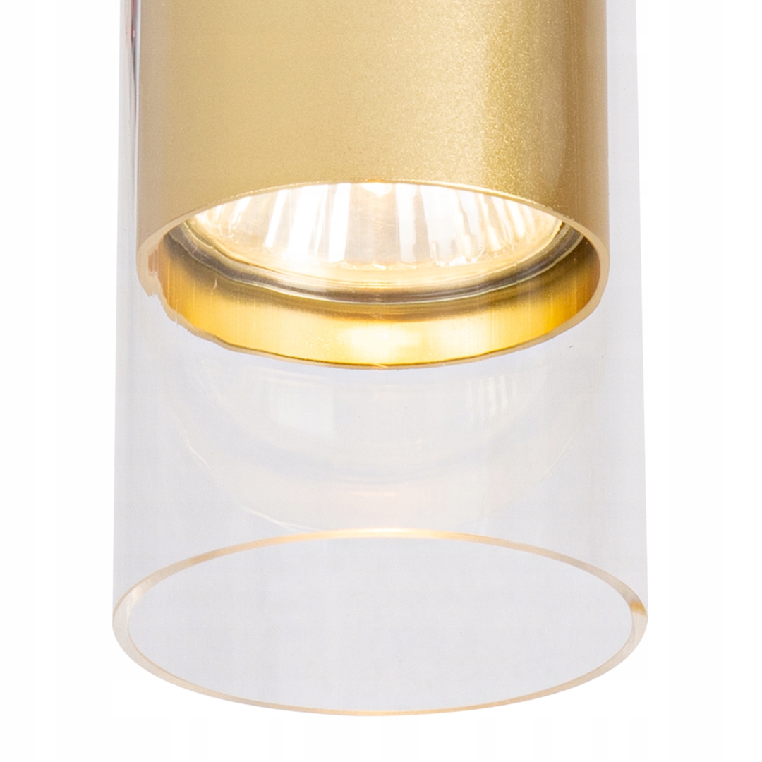 LAMPA SUFITOWA HALOGENOWA KINKIET REFLEKTOR LED TUBA SPOT ZŁOTA NOWOCZESNA Kolekcja Ricky