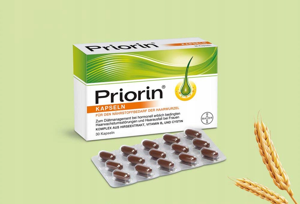 PRIORIN KAPSLE DOPLNĚK STRAVY PRO RŮST VLASŮ 120 KUSŮ Kód výrobce PZN-04002065