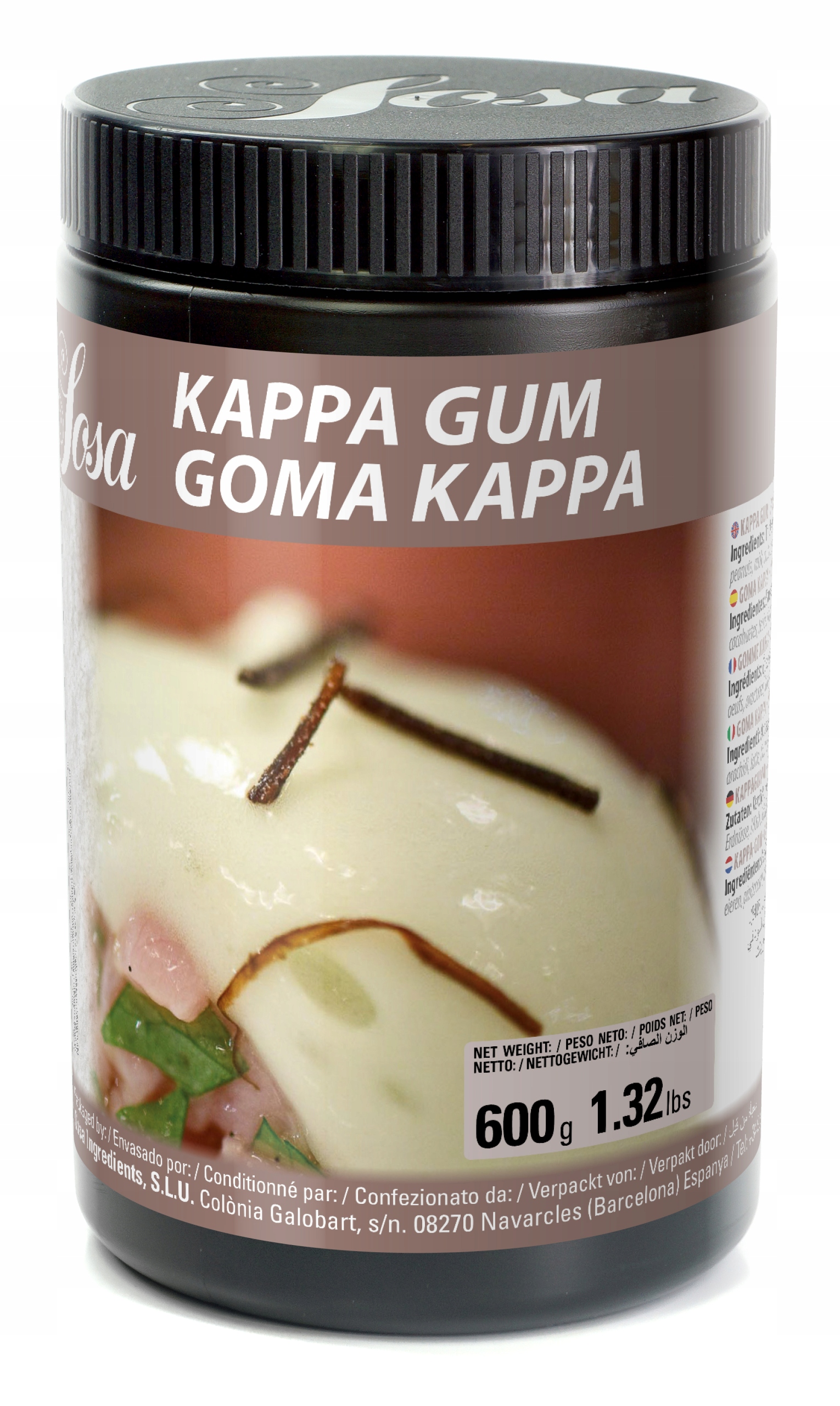 Levně Guma Kappa přírodní želírující látka z červených řas Karagen Sosa 600 g