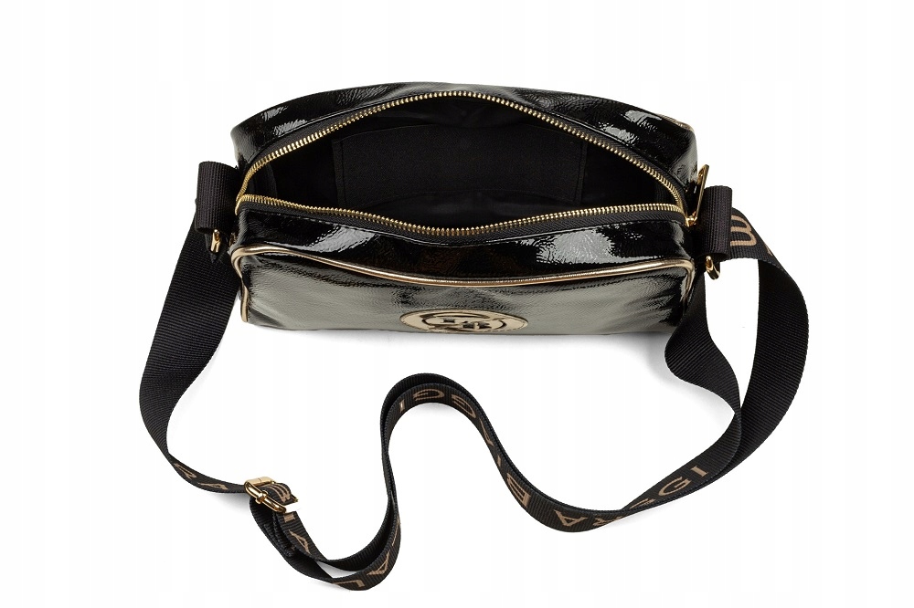 LAURA BIAGGI TOREBKA LISTONOSZKA PASEK NA RAMIĘ Kolor biały