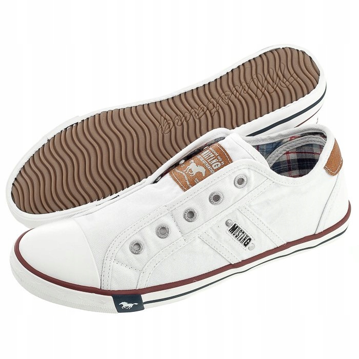 

Buty Damskie Trampki Mustang Białe 48C0018