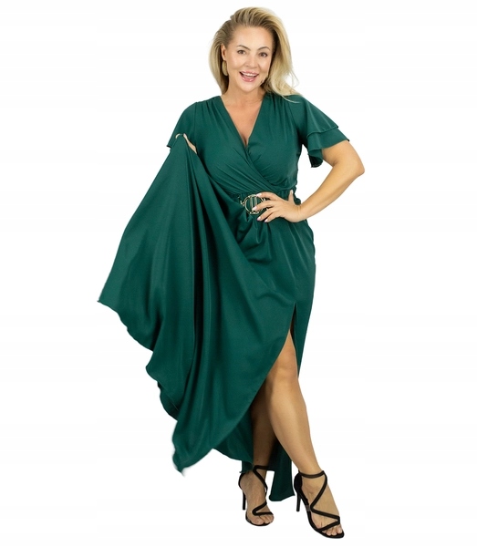 Šaty dlouhé maxi Elegantní a Elegantní s páskem 3XL