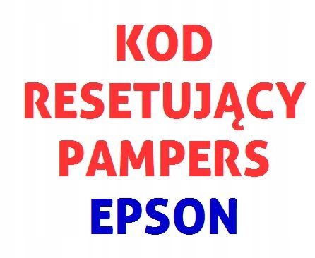Kod resetu poduszek Epson - Wic Expres Reset Kod producenta TG0000005 .1