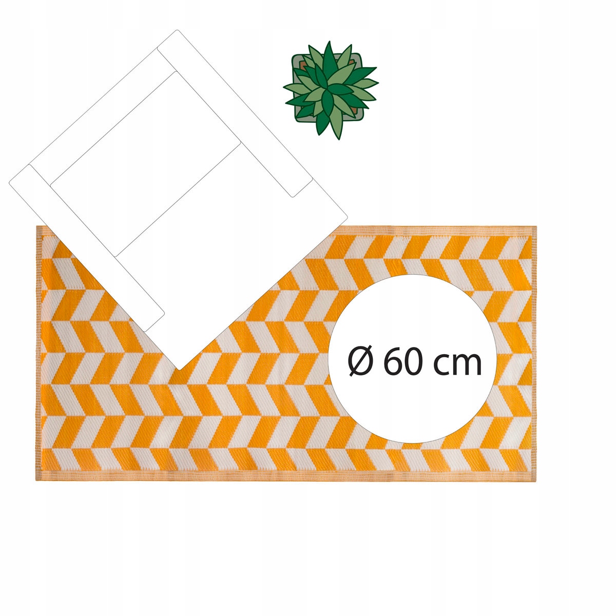 MATA PODŁOGOWA dywan chodnik DŁUGI 90 x 180 cm Grubość 5 mm