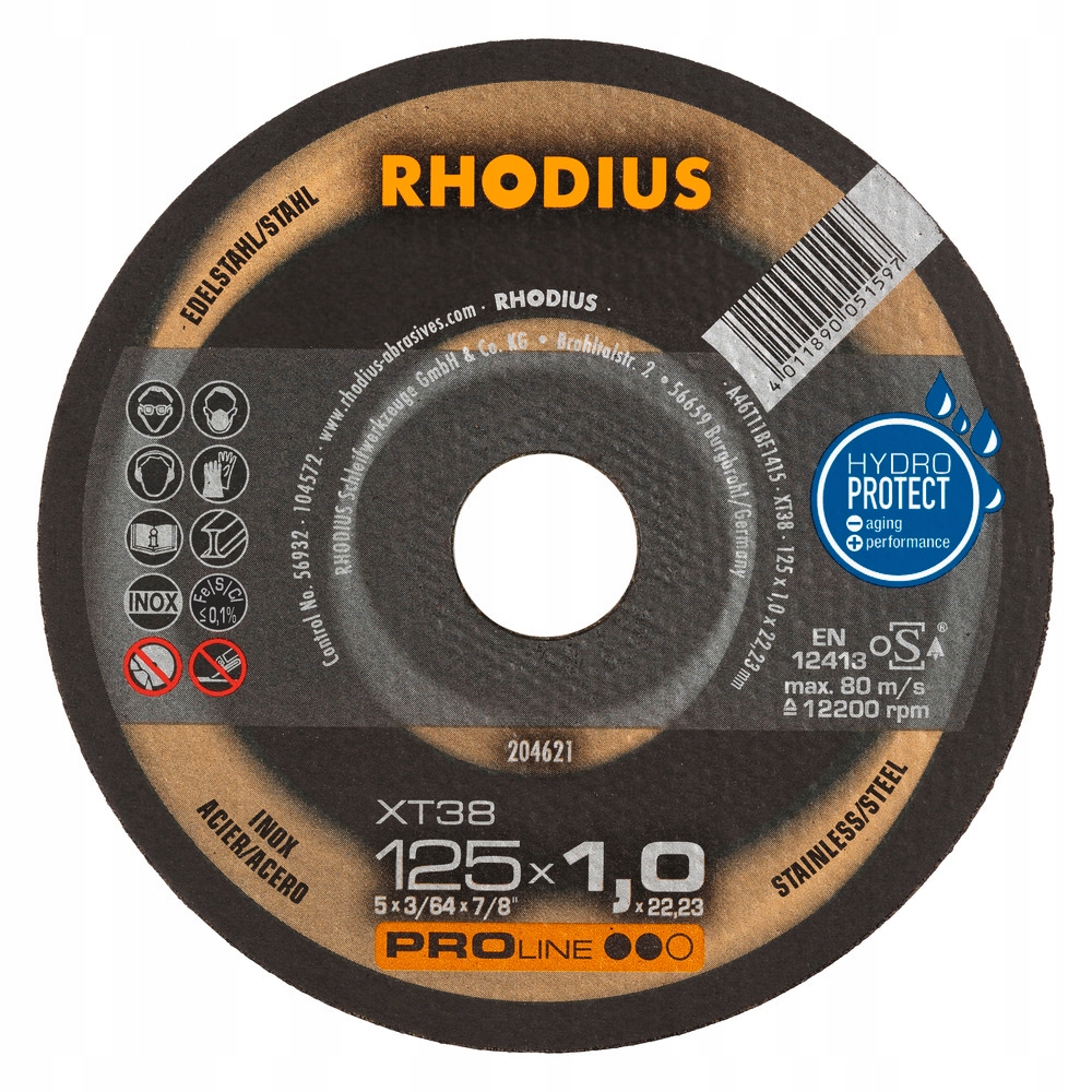 RHODIUS TARCZA 230x1.9X22,23 F41 XT38 PRO INOX 1