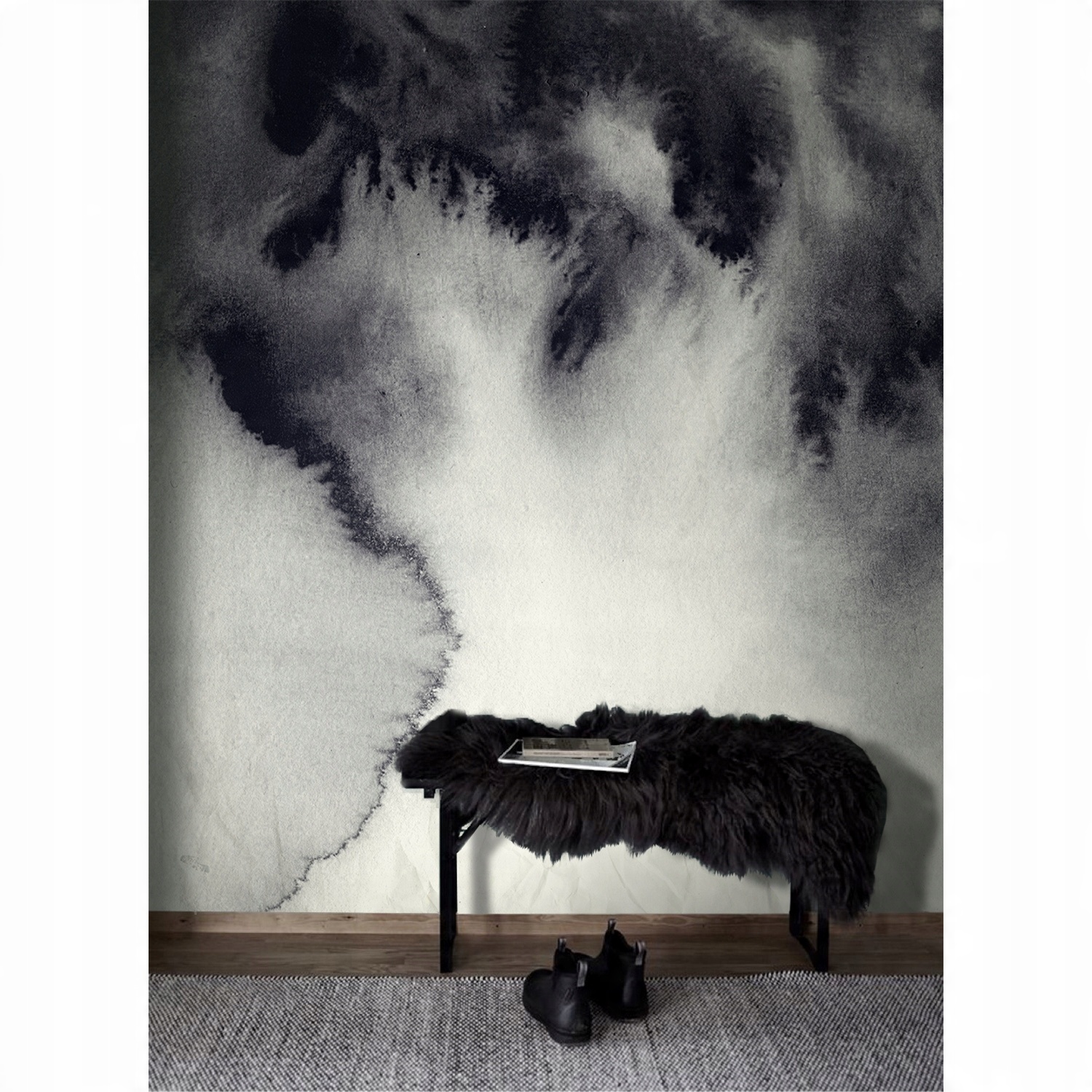 

Fototapeta ścienna Ciemna czerń vintage 290x290 cm