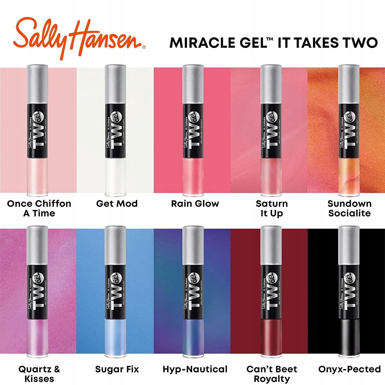 Sally Hansen Miracle Gel It Takes Two Lacquer 990 — фото 10