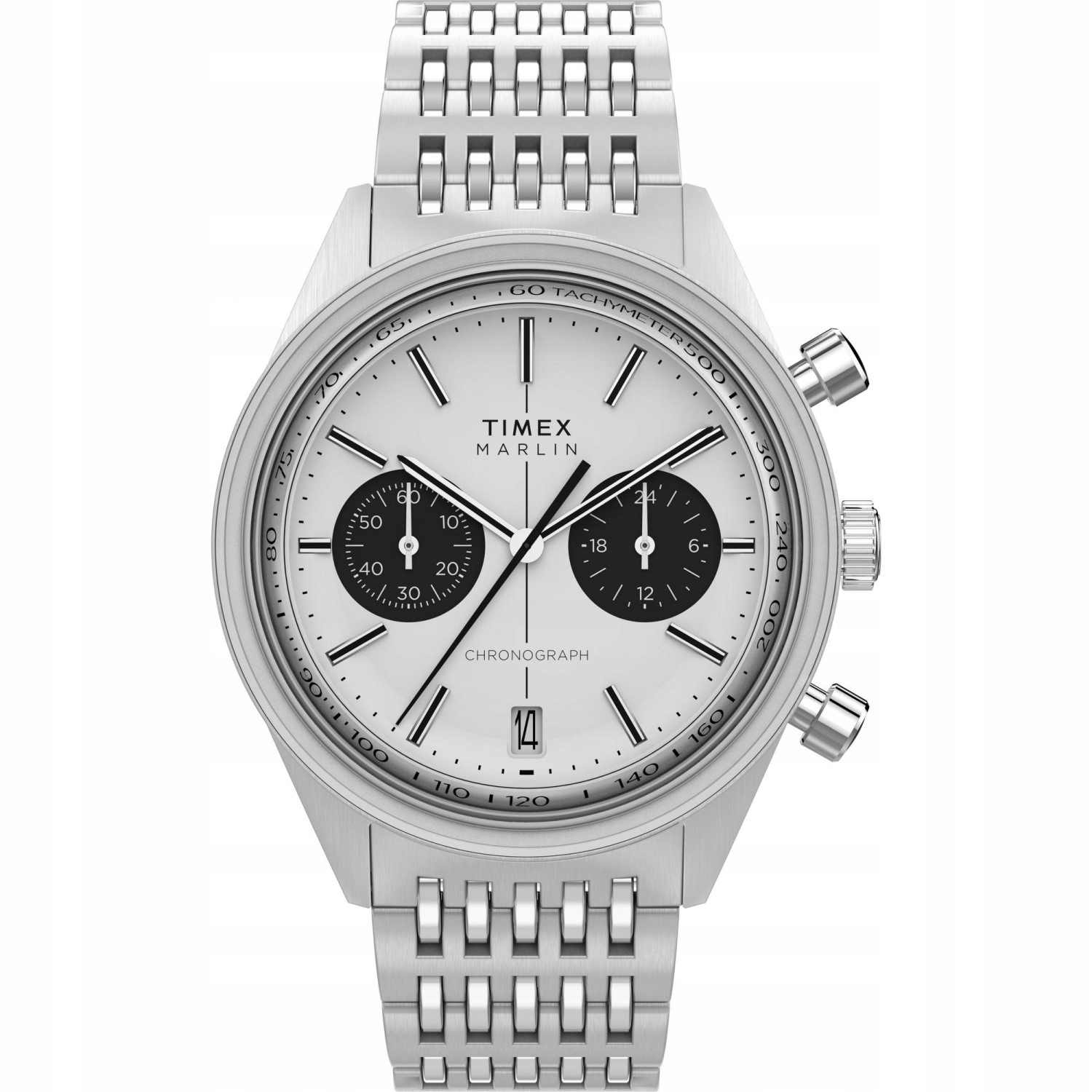 Pánské Hodinky Timex TW2Y24600 stříbrné