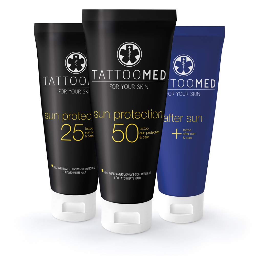 TattooMed Krém Spf 25 Spf 50 I Po opalování Tetování