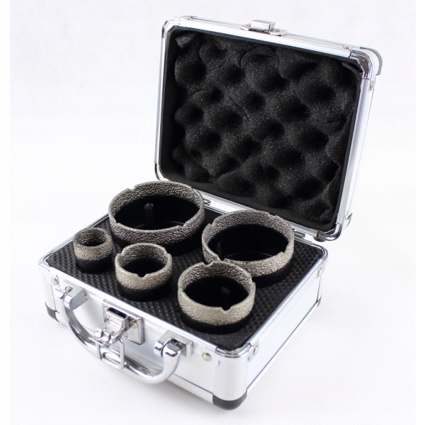 Otwornice diamentowe do gresu ADIAM 25-68mm 5 el.