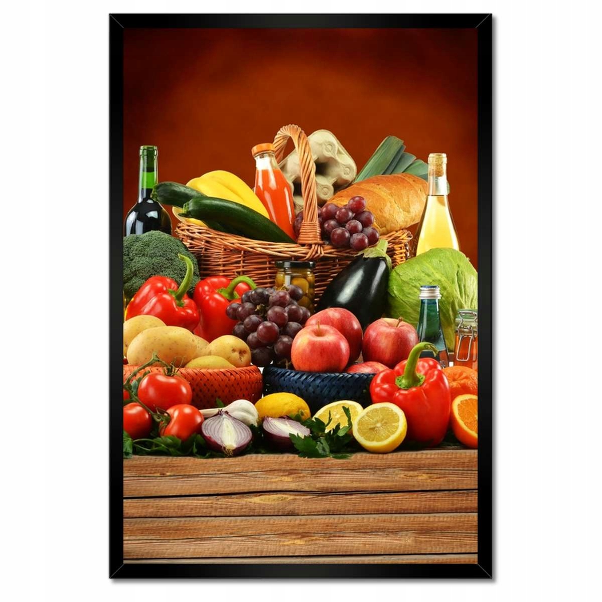 Plakáty v rámu 40x60 Ovoce Zelenina do kuchyně