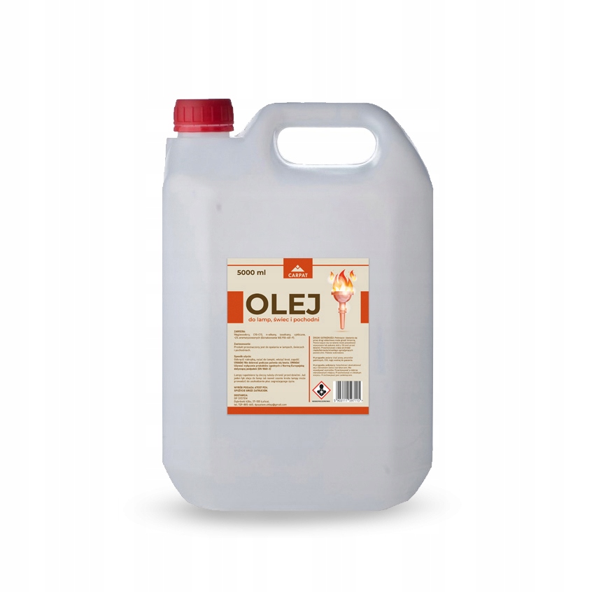 OLEJ DO LAMP NAFTOWYCH, ŚWIEC I POCHODNI 5L EAN (GTIN) 5903111597115