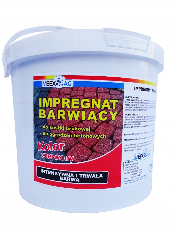 FARBA BETONU KOSTKI POSADZEK OGRODZEŃ KOLOR 5L Kod producenta 5901549222012