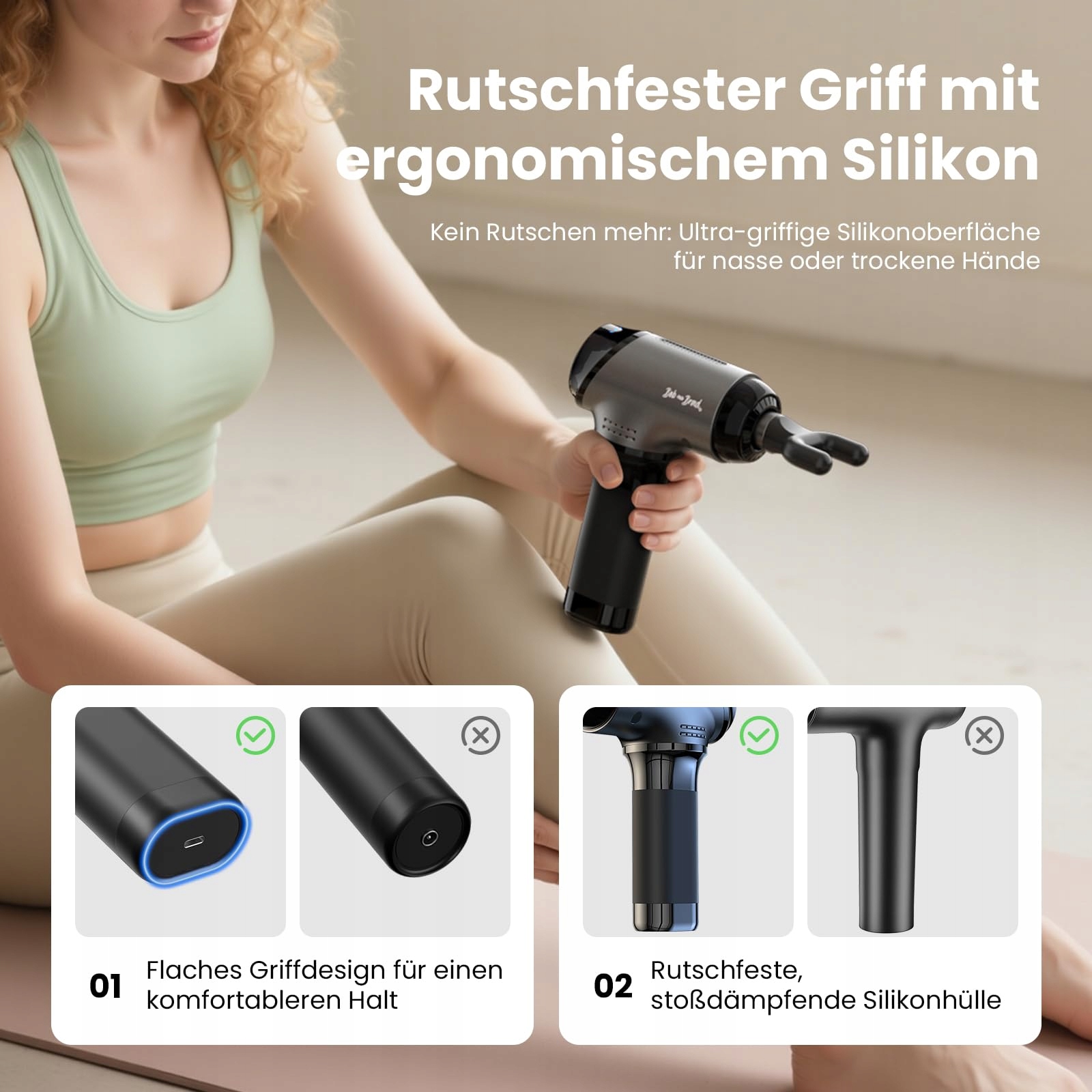 BOB AND BRAD T2 Masażer Do Mięśni 4000mAh 3200rpm USB-C — miniatura 6