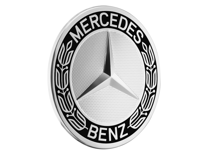 Mercedes víčko hliníkového ráfku hvězda černá Oe