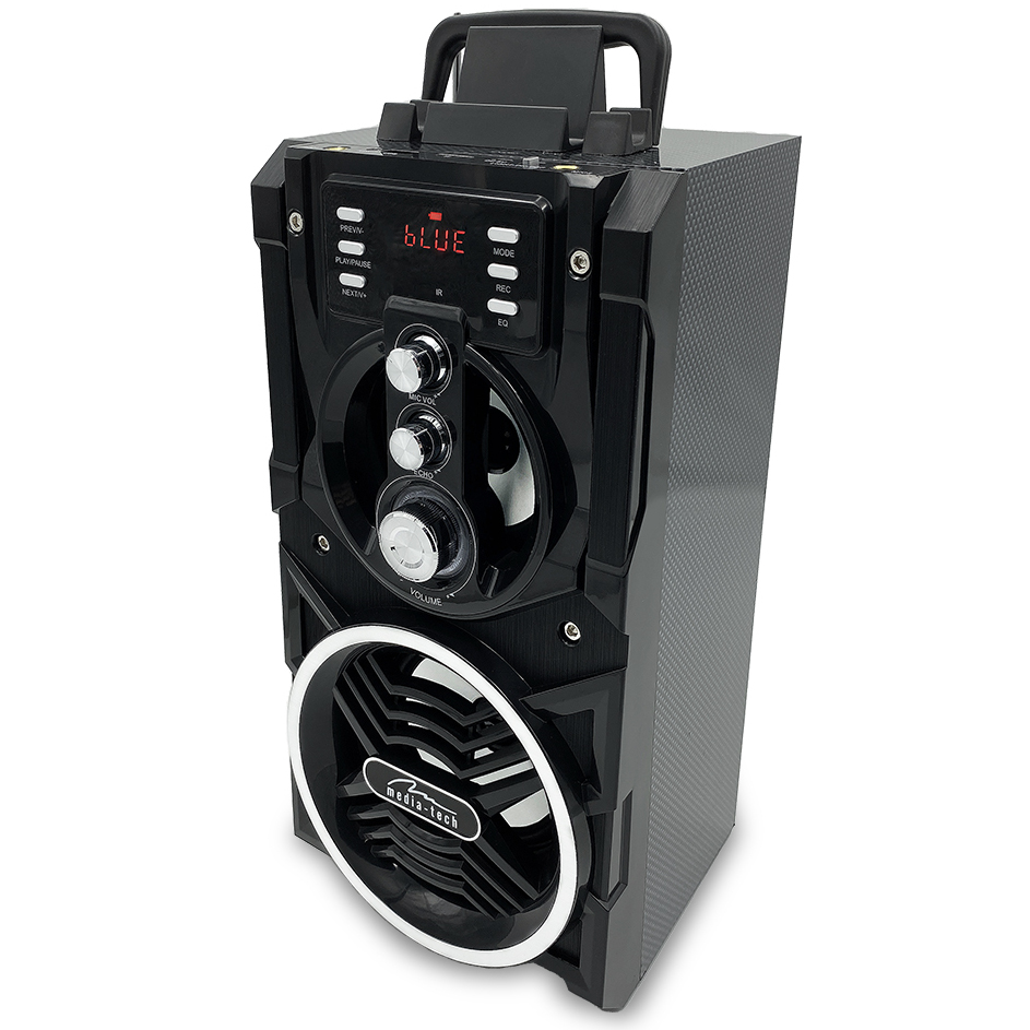 PARTYBOX karaoke Bluetooth MP3 FM 800W 3 mikrofony Zasilanie akumulatorowe