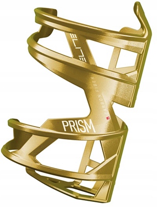 Košík Bidonu na Lahev Na Pití Elite Prism Carbon Levý Gold Metal