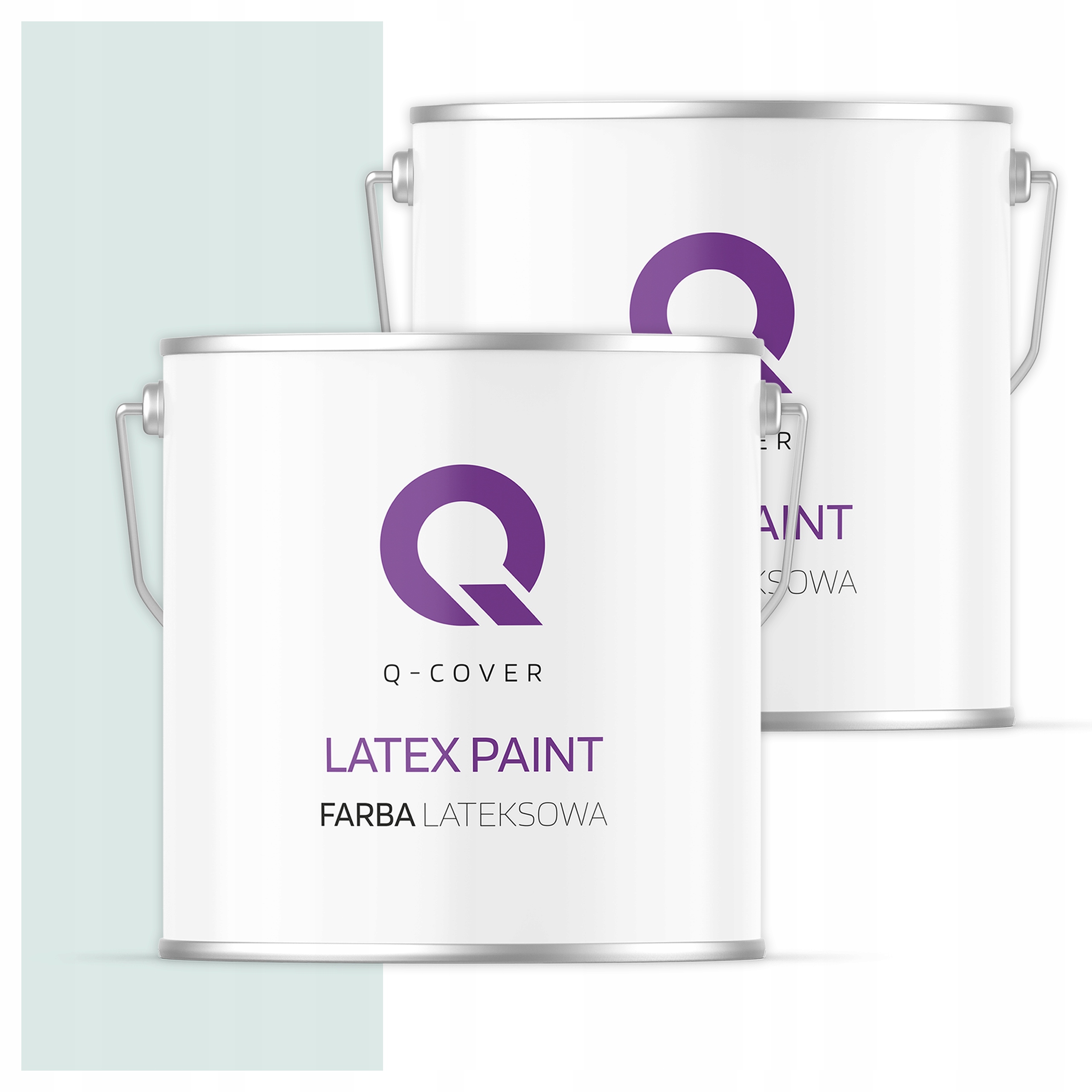 Latexová farba na interiér steny Stropy 5L Hlboká matná biela tyrkysová