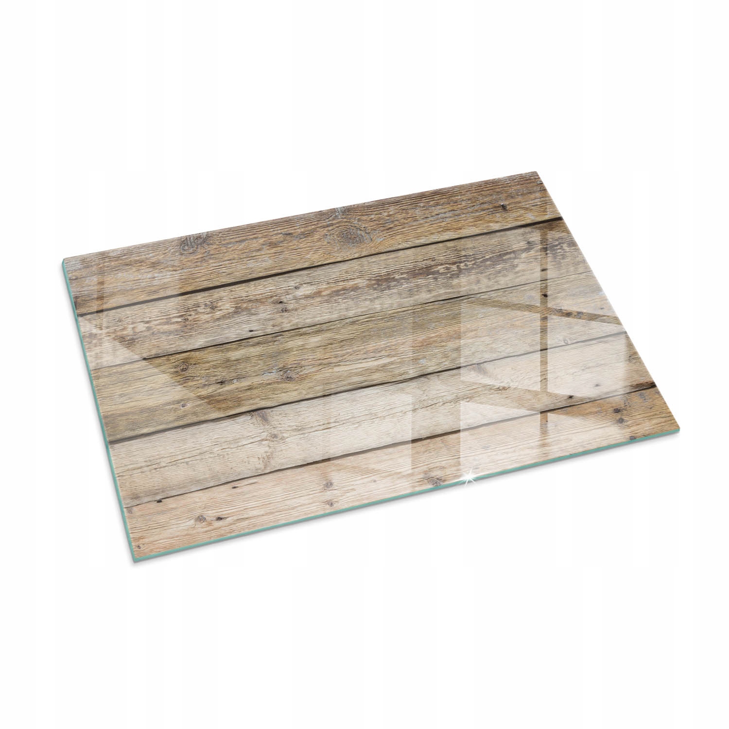 Sklenená podložka pod krbovú pec 100 x 70 cm Drevená doska v usporiadaní