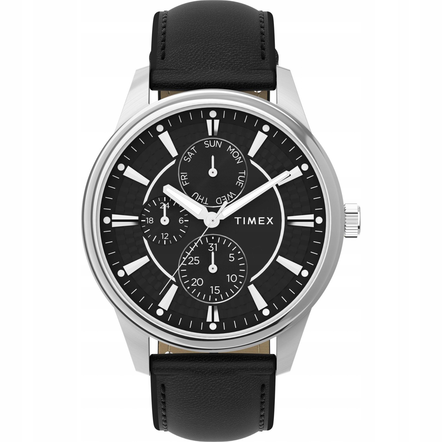 Pánské Hodinky Timex TW2Y21600 stříbrný pásek