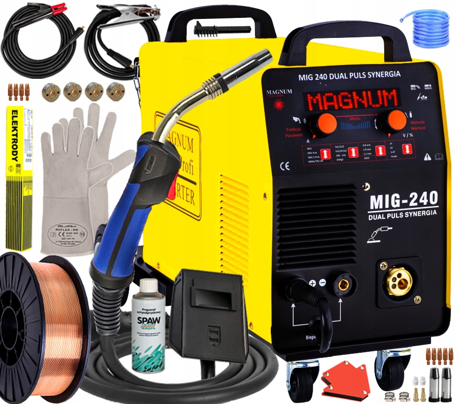 Poloautomatický Svařovací Stroj 240A Bod Puls Tig Mma Mig