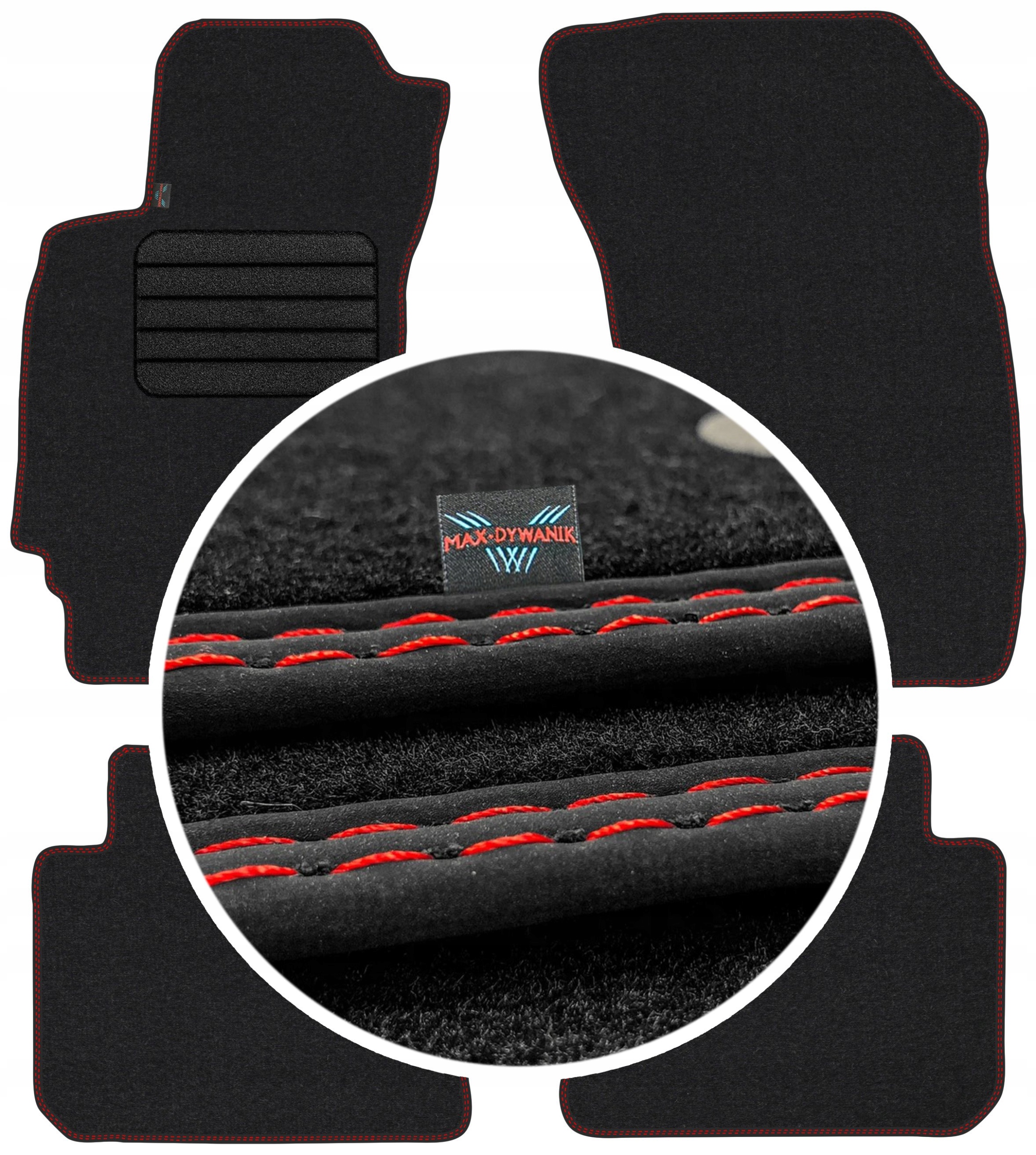 Subaru Forester III 2008-2013 Velurové autokoberce Koberce do auta