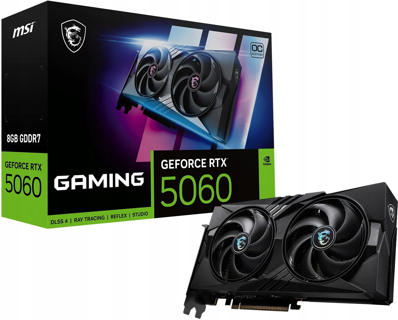 Karta graficzna Msi GeForce Rtx 5060 Gaming 8GB Oc Dlls 4