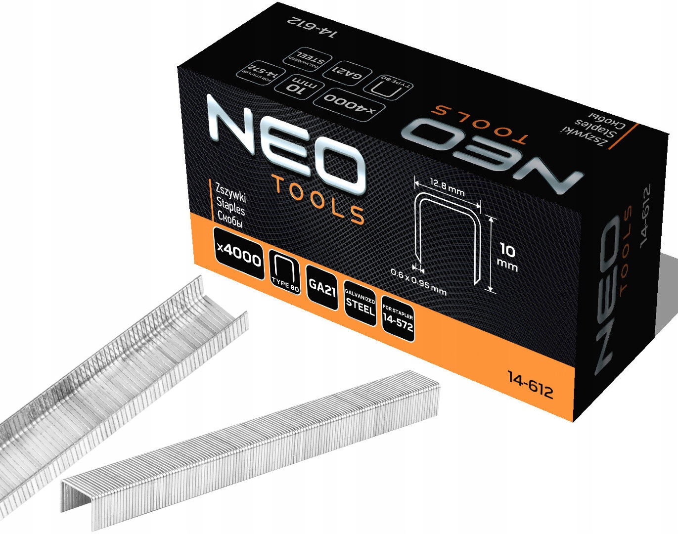 

Neo Zszywki 10mm GA21 Typ 80 (380) 4000szt 14-612