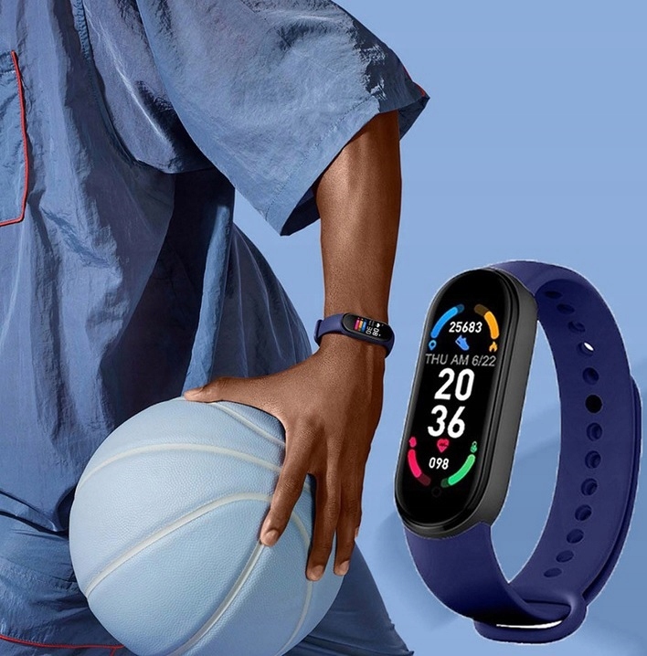 SMARTBAND M6 ZEGAREK SMARTWATCH DAMSKI MĘSKI DLA DZIECI BAND OPASKA SPORT Wodoszczelność tak
