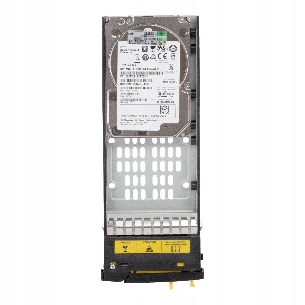 Hp 3PAR 840457 791436-003 1.2TB 10K SAS-2 2.5'' STHB1200S5xeN010