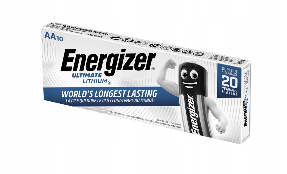 

Baterie litowe Energizer Lithium LR6 Aa 1,5V x10