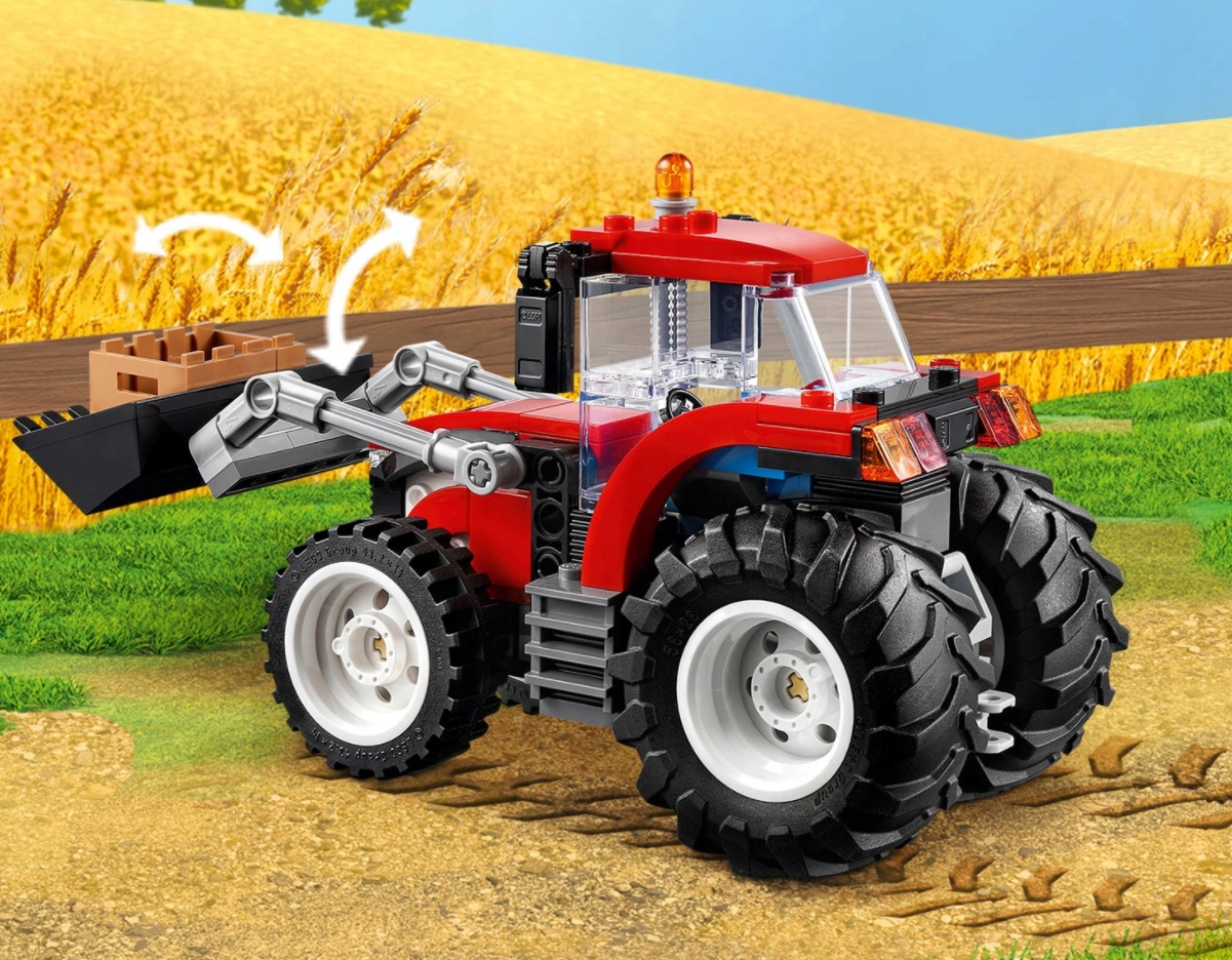 LEGO City 60287 Traktor Łyżka Ciągnik Rolniczy 5+ Seria Farma