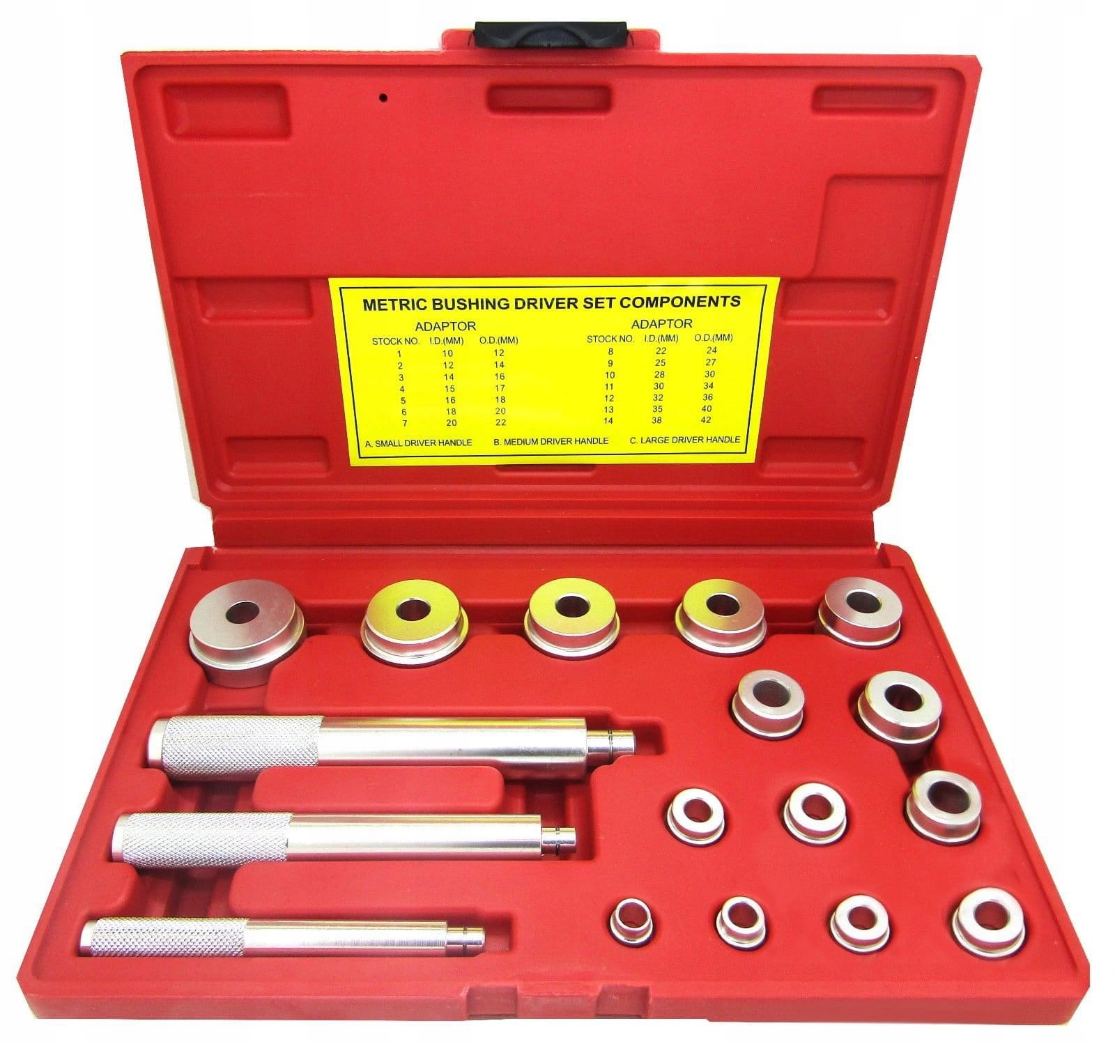 ZESTAW DO WYCISKANIA ŁOŻYSK KÓŁ WCISKANIE TULEI 17 EAN (GTIN) 5903246820249