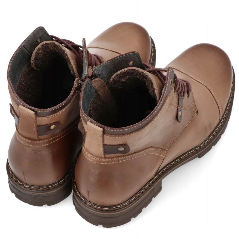 BUTY ZIMOWE PÓŁBUTY MĘSKIE SKÓRA OCIEPLANE GEPARD 210 JBR R 45 Kolekcja JESIEŃ/ZIMA