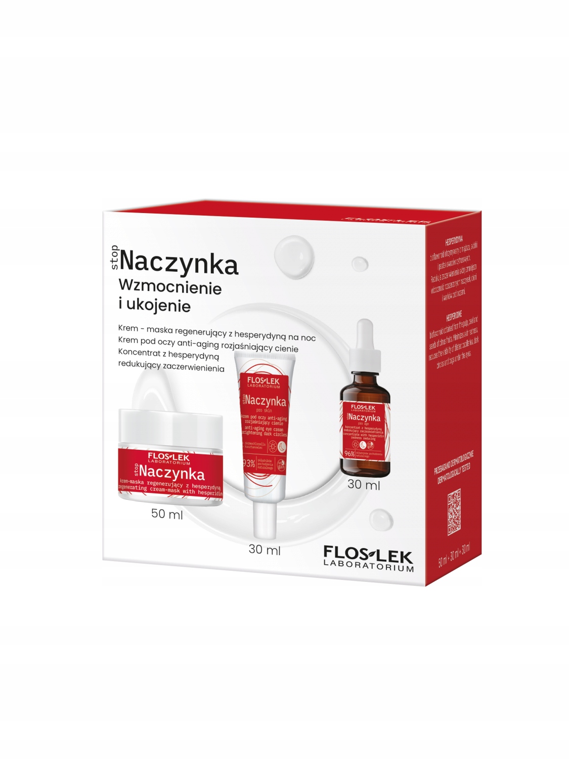 Zestaw kosmetyków Flos-Lek stopNACZYNKA do twarzy