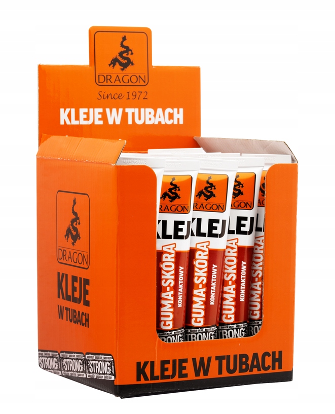 KLEJ DO GUMY I SKÓRY 50ml - DRAGON - GUMA - SKÓRA Typ klej uniwersalny