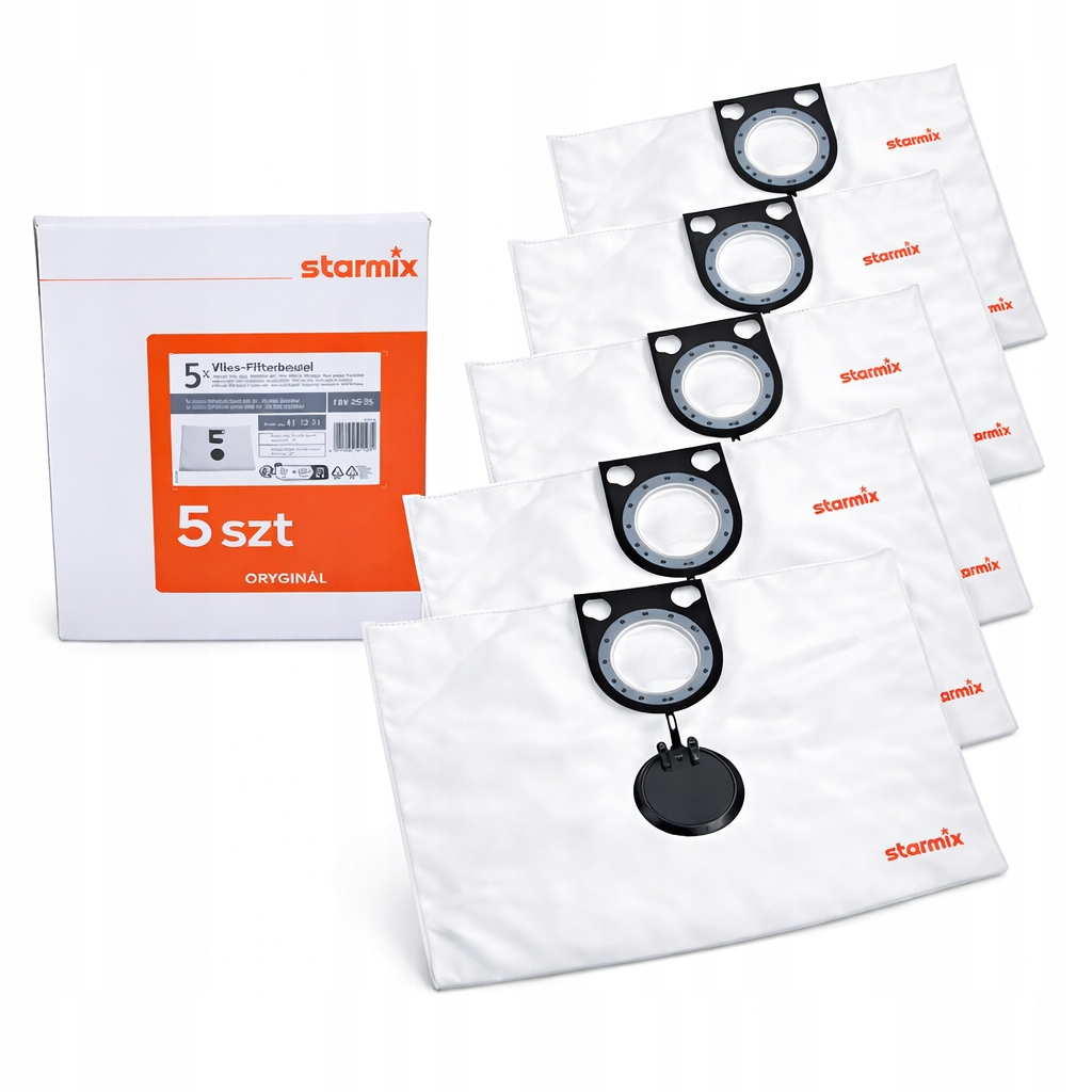 Worki Starmix Fbv 25/35 5 szt Oryginał Mikrowłóknina do Isp uClean
